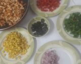 A picture of step 3 of Colorful chicken pizza #4weekchallenge#.