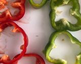 A picture of step 2 of Baked capsicum with paneer and broccoli.