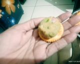 A picture of step 3 of Tasty yummy Monaco biscuit sandwich without fire.