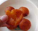 Foto langkah ke 6 dari resep Bola bola ubi goreng (cemilan/cemilan mpasi/ cemilan 14m+).