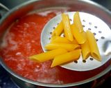 A picture of step 5 of Pink (beetroot) pasta.