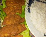 A picture of step 4 of Lahori fried fish.