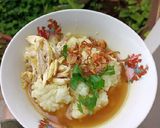 Foto langkah ke 4 dari resep Bubur ayam pakai nasi sisa.