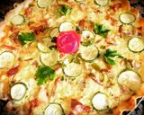 Une image de l'étape 3 de Quiches aux champignons,courgettes.
