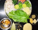 A picture of step 4 of Spinach Masala Rice Palak Masala Rice.