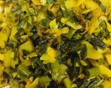 A picture of step 8 of Spring onion veg.