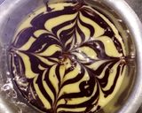 A picture of step 9 of Marble cake without oven.