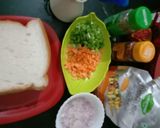 A picture of step 1 of Tandoori Mayonnaise Grilled Sandwich.
