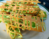 Foto langkah ke 8 dari resep Sarang laba-laba Pandan Tepung Beras.