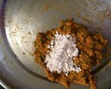 A picture of step 2 of અજમાના પાન ના મુઠીયા.
