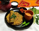 A picture of step 4 of Calcium Rich Palak Methi Thepla.