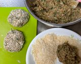A picture of step 3 of Ground Beef Cutlets with Herbs.
