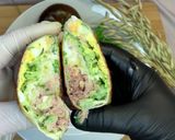A picture of step 4 of Tuna Egg Tortillas – a quick and delicious snack. 3 Portionen!.