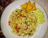 Foto langkah ke 4 dari resep Nasi Goreng Daun Jeruk.