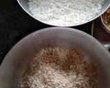 A picture of step 1 of Vangi bhat(eggplant rice).