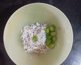 A picture of step 1 of Raw mango and Coconut soup.