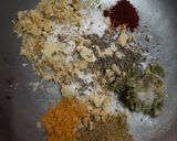 A picture of step 1 of Methi ke theple.