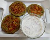 A picture of step 5 of Carrot & spinach pancake.