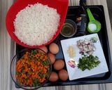A picture of step 1 of Egg Fried Rice.