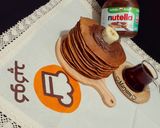 عکس مرحله 3 از دستور پن کیک گردویی