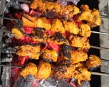 A picture of step 6 of Tikka boti.