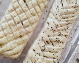 A picture of step 3 of Chicken, Cheese Bread Pockets.