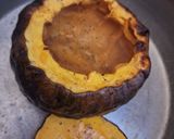 Foto del paso 1 de la receta: Zapallo kabutia relleno de carne y queso