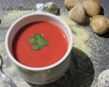 A picture of step 11 of Strawberry and Watermelon Gazpacho.