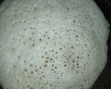 A picture of step 5 of Sinasir(rice pancake).
