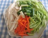 杏鮑菇炒四季豆的食譜步驟1照片