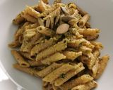 Foto del paso 7 de la receta: Pasta con pesto de pepitas, cilantro y chipotle
