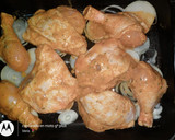 Foto del paso 16 de la receta: Pollo "entalcado" con papas rústicas