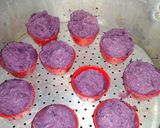 Foto langkah ke 7 dari resep Kue Mangkok Ubi Ungu.
