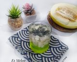 Foto langkah ke 4 dari resep Es Melon Selasih.