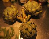 Foto del paso 3 de la receta: Ensalarda tricolor y alcauciles a desplumarrr!