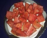 A picture of step 1 of Water melon and guava juice 🍉🍈.