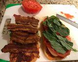 A picture of step 5 of Caprese bacon melt.