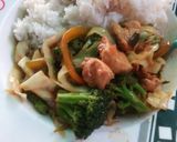 Foto del paso 9 de la receta: Pollo con vegetales en salsa de ostras