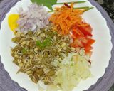 A picture of step 2 of Healthy Protein Rich Moong Sprouts Salad For Weight Loss.