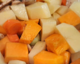 Foto del paso 2 de la receta: Crema de calabaza y champiñones