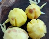Hình bước làm 1 của món Gỏi quả hồng giòn