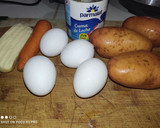 Foto del paso 1 de la receta: Tortilla con papas y zanahoria