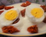 Foto del paso 3 de la receta: Huevos con chorizo picante en salsa bechamel