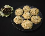 A picture of step 5 of Rice - Paneer Momos.