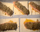 Foto del paso 3 de la receta: Salmón encebollado en base de hojaldre