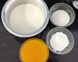 A picture of step 1 of Mango panna cotta.