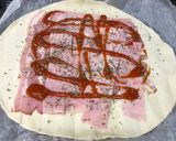 Foto del paso 2 de la receta Rollos hojaldrados de jamón, bacon, queso y mucho más 🙄🙄🙄