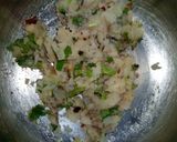 A picture of step 3 of Potato Stuffed Chilli Fritters.