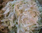 A picture of step 2 of Sauerkraut Batch 2.