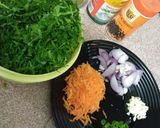 A picture of step 1 of Carrot kale.